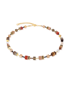 Naszyjnik Coeur de Lion GeoCUBE® Iconic Precious Necklace Amber Glow 4905/10-1103