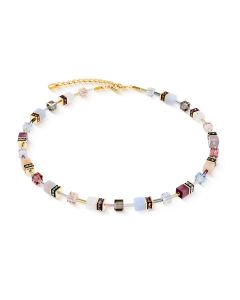 Naszyjnik Coeur de Lion GeoCUBE® Iconic Precious Golden Blush w kolorze złotym 4905/10-1924