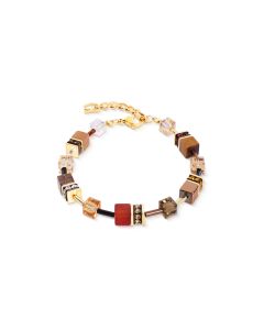 Bransoletka Coeur de Lion GeoCUBE® Iconic Precious Amber Glow 4905/30-1103