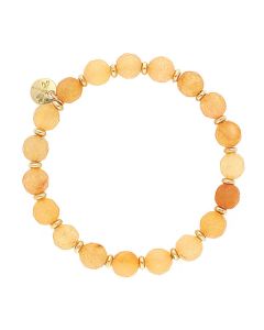 Bransoletka LIZAS Beaumont Natural 8 mm pomarańczowa 500006/30-0200