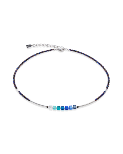 Naszyjnik Coeur de Lion Mini Cube Story Minimalistic Sparkling Multicolor Autumn 5027/10-0700