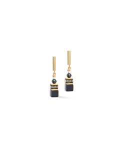 Kolczyki Coeur de Lion GeoCUBE® Precious Fusion Pearls Anthracite Glow 5086/21-1216