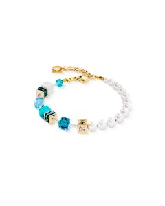 Bransoletka Coeur de Lion GeoCUBE® Precious Fusion Pearls w kolorze złotym 5086/30-0616