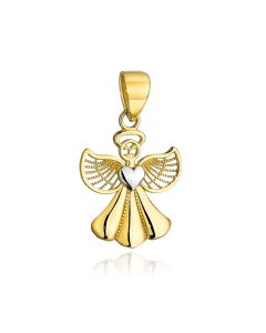 Zawieszka złota Aniołek z serduszkiem pr. 585 Z00410GS