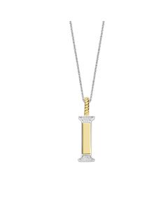 Zawieszka srebrna pozłacana litera I złota TI SENTO 6840ZY_I