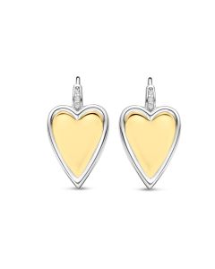 Kolczyki srebrne pozłacane TI SENTO 78004ZY