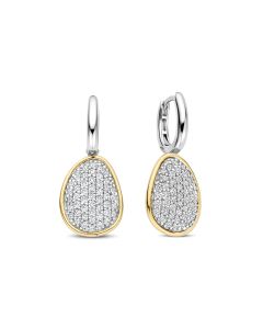 Kolczyki srebrne pozłacane TI SENTO 78027ZY