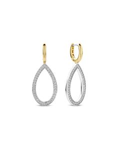 Kolczyki srebrne pozłacane TI SENTO 78039ZY