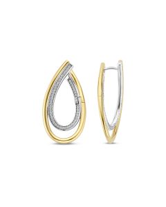 Kolczyki srebrne pozłacane TI SENTO 78051ZY