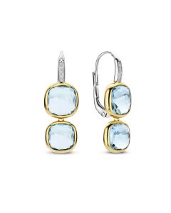 Kolczyki srebrne pozłacane TI SENTO 78054TY