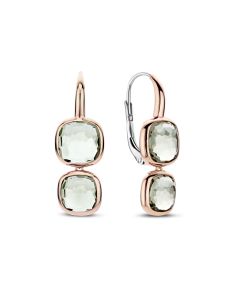 Kolczyki srebrne pozłacane TI SENTO 78055GR