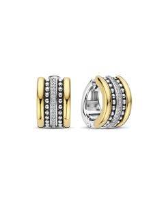 Kolczyki srebrne pozłacane TI SENTO 78065ZY