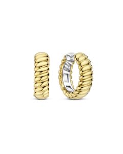 Kolczyki srebrne pozłacane TI SENTO 78066SY