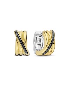 Kolczyki srebrne pozłacane TI SENTO 7960BY