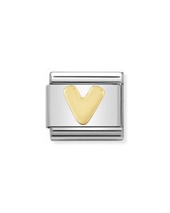 Nomination Composable Gold 18K litera V 030101/22