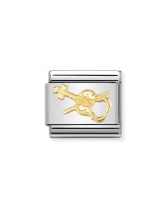 Nomination Composable Gold 18K Skrzypce 030117/06