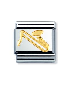 "Saksofon" ze złota 18k Composable