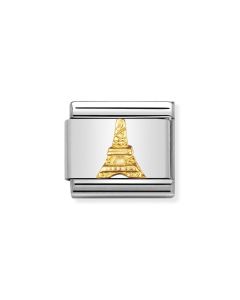 Nomination Composable Gold 18K Wieża Eiffla Paryż 030123/15