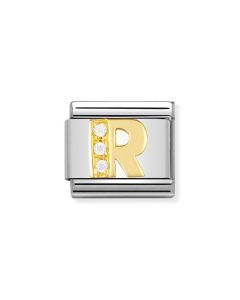 Nomination Composable Gold 18K litera R 030301/18