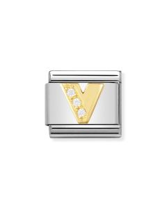 Nomination Composable Gold 18K litera V 030301/22