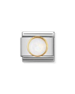 Composable Gold Biały opal 030503/07