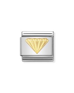 Nomination Composable Gold 18K Diament 030115/03