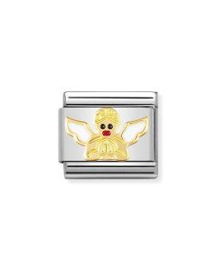 Nomination Composable Gold 18K Aniołek 030225/16