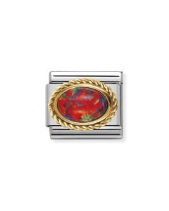Composable Gold Czerwony opal 030507/08