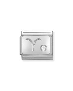 Composable Silver Znak Zodiaku Baran 330302/01