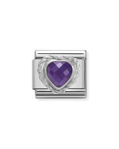 Composable Silver fioletowa cyrkonia 330603/001