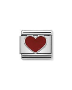 Composable Silver Czerwone serduszko 330202/17