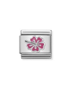 Composable Silver Różowy hibiskus 330202/24