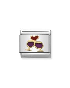 Composable Gold kieliszki z sercem 030283/08