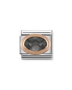 Composable Rose Gold Czarna Cyrkonia 430601/011