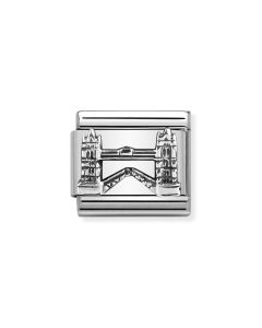 Nomination Composable Silver Tower Bridge 330105/10