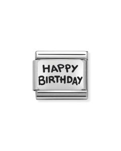 Composable Silver Happy Birthday 330102/41