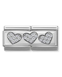 Composable Double Silver 3 serca 330732/02