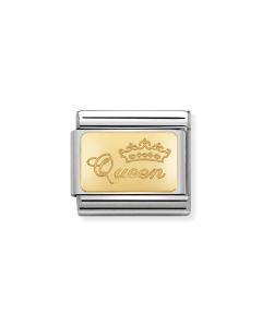 Nomination Composable Gold 18K Królowa 030121/49