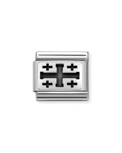 Composable Silver Święty Krzyż z Jerozolimy 330108/05