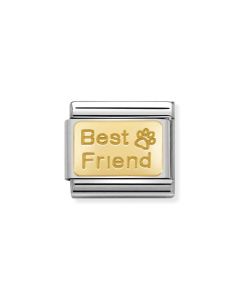 Nomination Composable Gold 18K Najlepszy przyjaciel z łapką 030121/50
