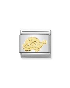 Nomination Composable Gold 18K Żółw z sercami 030162/51
