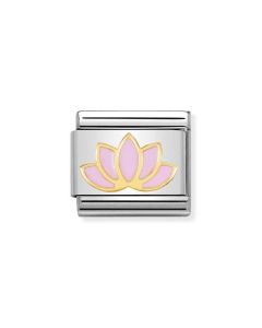 Composable Gold Różowy kwiat lotosu 030278/17