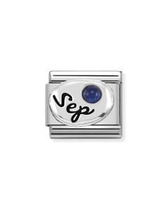 Composable Silver Kamień urodzinowy wrzesień Szafir 330505/09