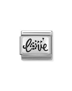 Composable Silver Love z kwiatem 330109/59