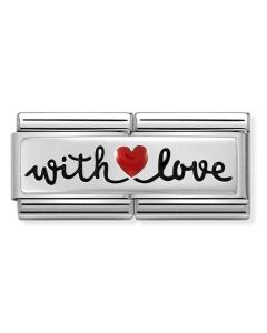 Composable Double Silver płytka With love 330721/09