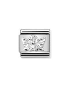 Composable Silver Aniołek z białą cyrkonią 330311/15