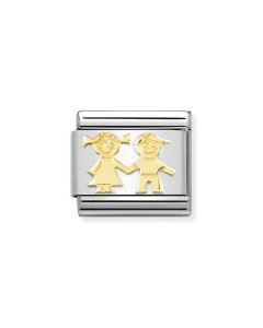 Nomination Composable Gold 18K Siostra i Brat 030162/69