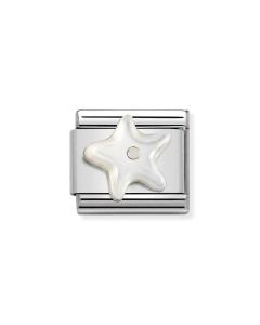 Composable Silver Rozgwiazda z masą perłową 330509/12