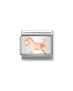 Composable Rose Gold 9K Pies z serduszkiem 430104/49