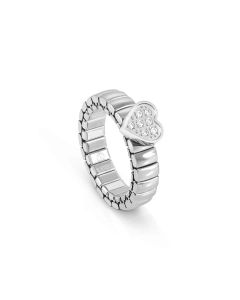 Pierścionek Nomination Italy Extension Life Serce z cyrkoniami srebrny 046000/004